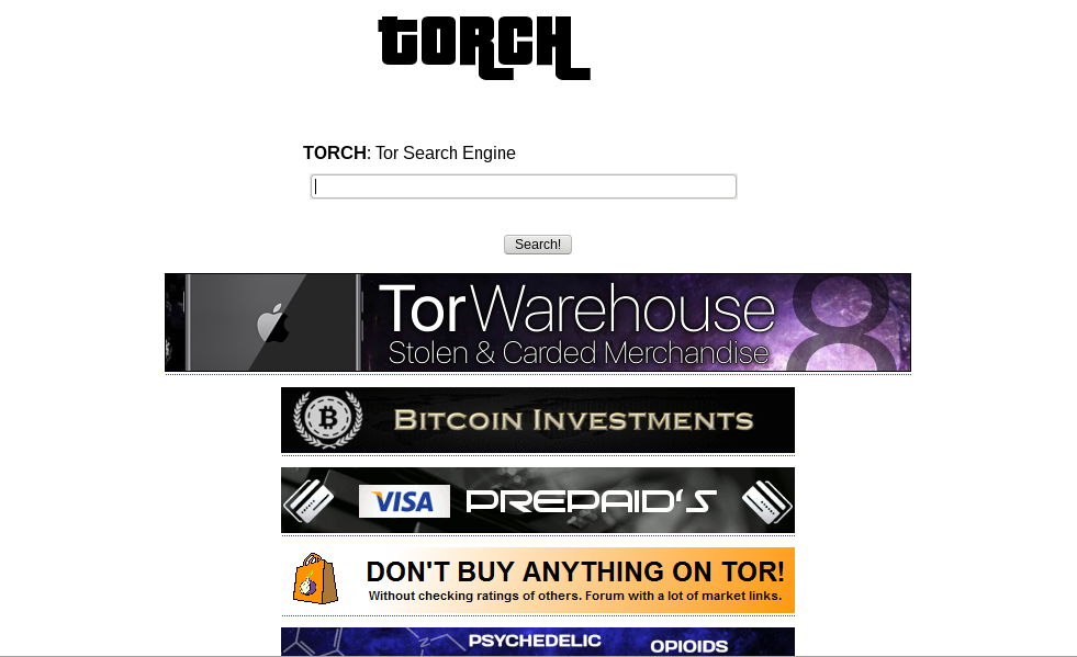 Torch Search Engine - Screenshot